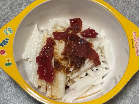 山芋短冊 ( 梅干し 鰹節 醤油 )